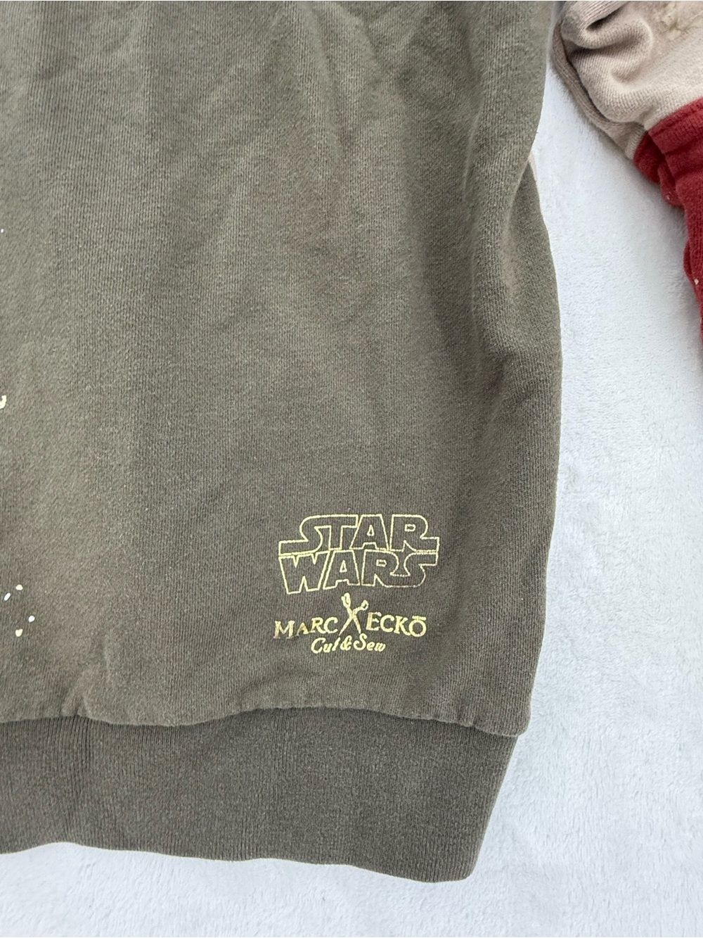 VINTAGE MARC ECKO STAR WARS BOBA FETT FULL ZIP HOODIE XXL 2X HOODIE SWEATSHIRT - Picture 10 of 11